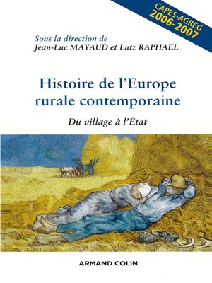 cover image of Histoire de l'Europe rurale contemporaine